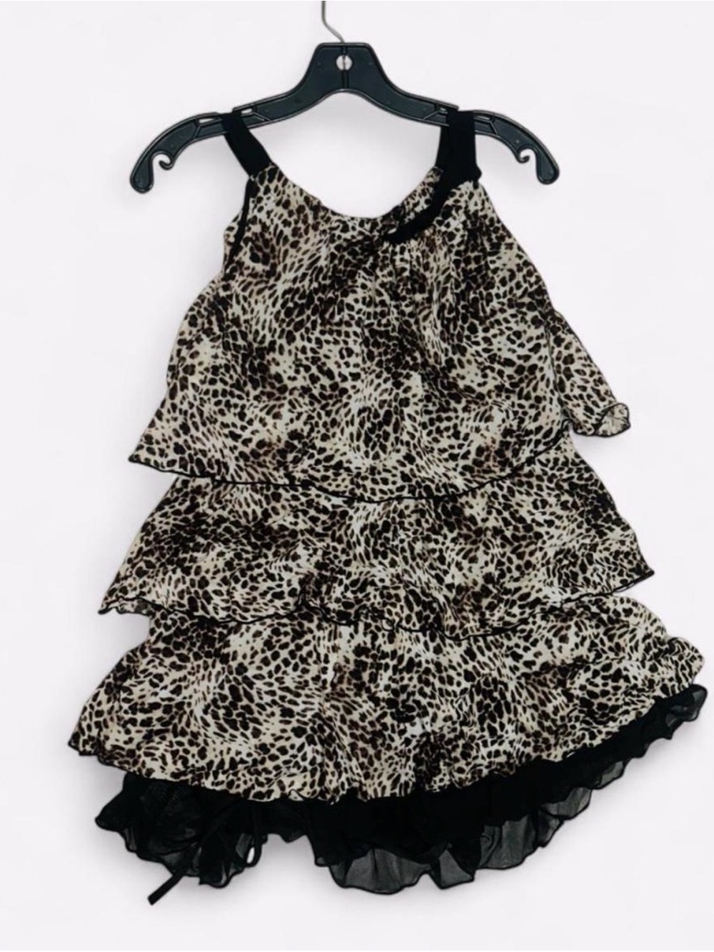Style & Co. Leopard Print Jacket in Black and Cream